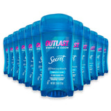Secret Outlast Clear Gel, Completely Clean - 2.6oz - 12 Pack