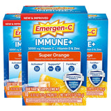 Emergen-C - Immune Plus 1000mg Vitamin C, Super Orange - 10 Ct - 3 Pack