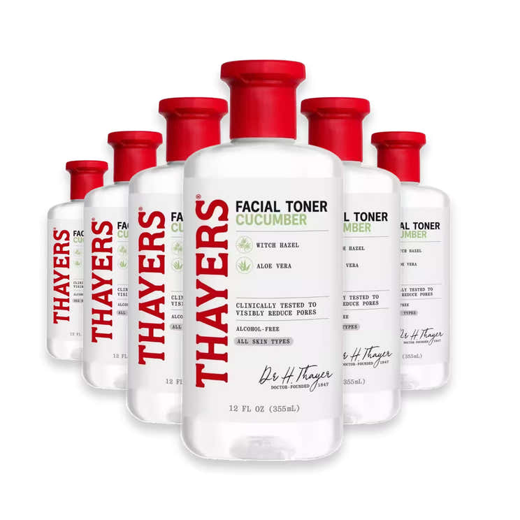 Thayers Witch Hazel Facial Toner Cucumber – 12 oz – 6 Pack | Thayers - Pre Order