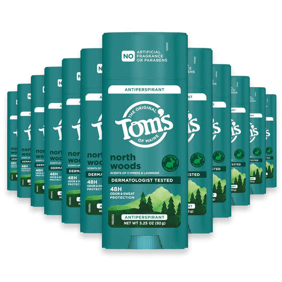 Tom’s of Maine North Woods Antiperspirant Stick - 3.25 oz - 12 Pack | Tom's - Deodorants &amp; Antiperspirants