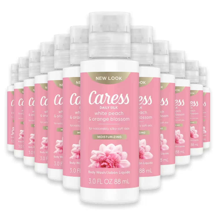 Caress Body Wash Assorted Scents – 3 oz - 24 Pack | Caress - Pre Order