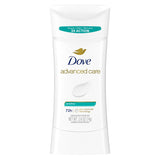 Dove Deodorant Stick, Advanced Care, Sensitive Bulk - 2.6 Oz - 12 Pack