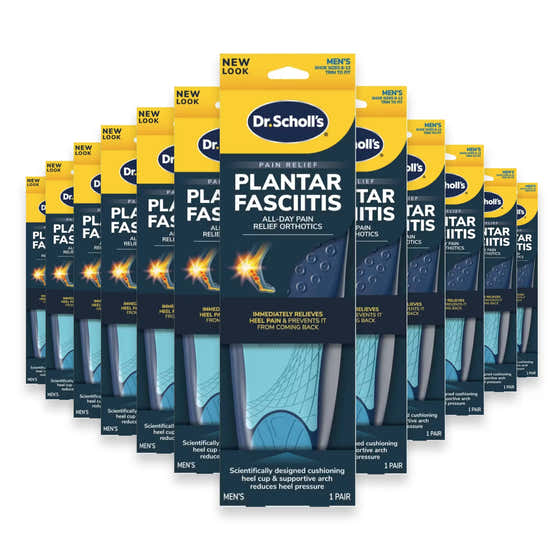 Dr. Scholl’s Plantar Fasciitis All-Day Pain Relief Orthotics for Men 8 to 13 - 12 Pack | Dr Scholl`s - member5%