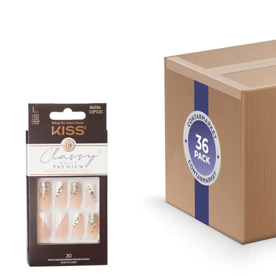 KISS Classy Nails Premium Gorgeous - 36 Pack | Kiss - Cosmetics - Wholesale