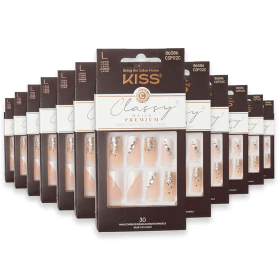 KISS Classy Nails Premium Gorgeous - 36 Pack | Kiss - Nail Care