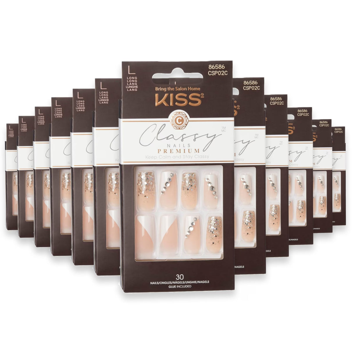 KISS Classy Nails Premium Gorgeous - 36 Pack