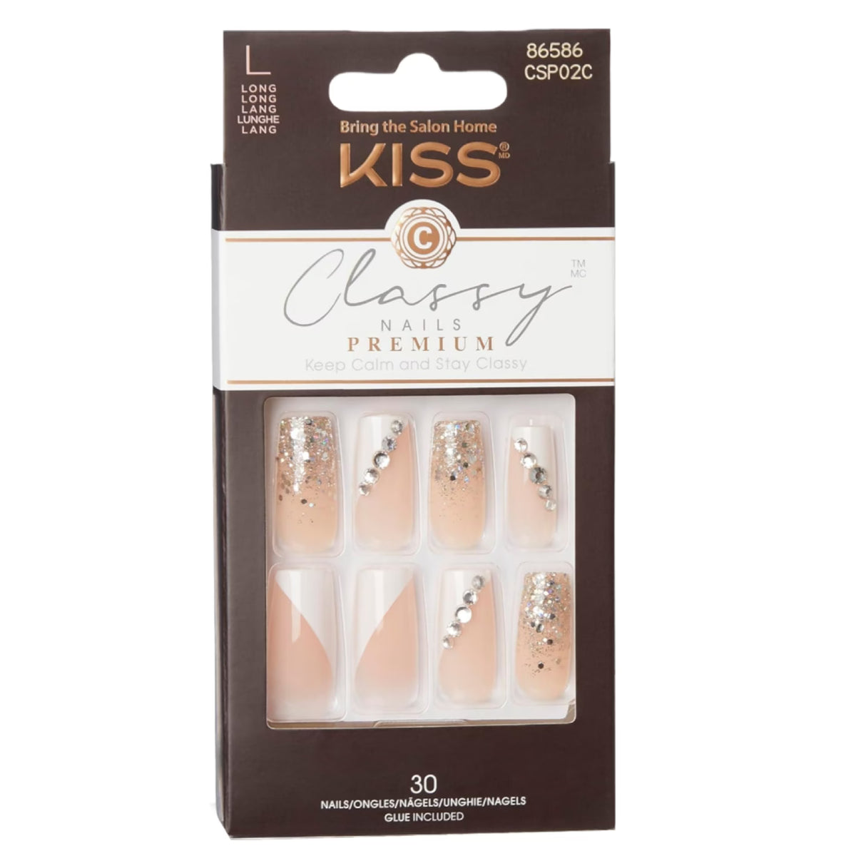KISS Classy Nails Premium Gorgeous - 36 Pack