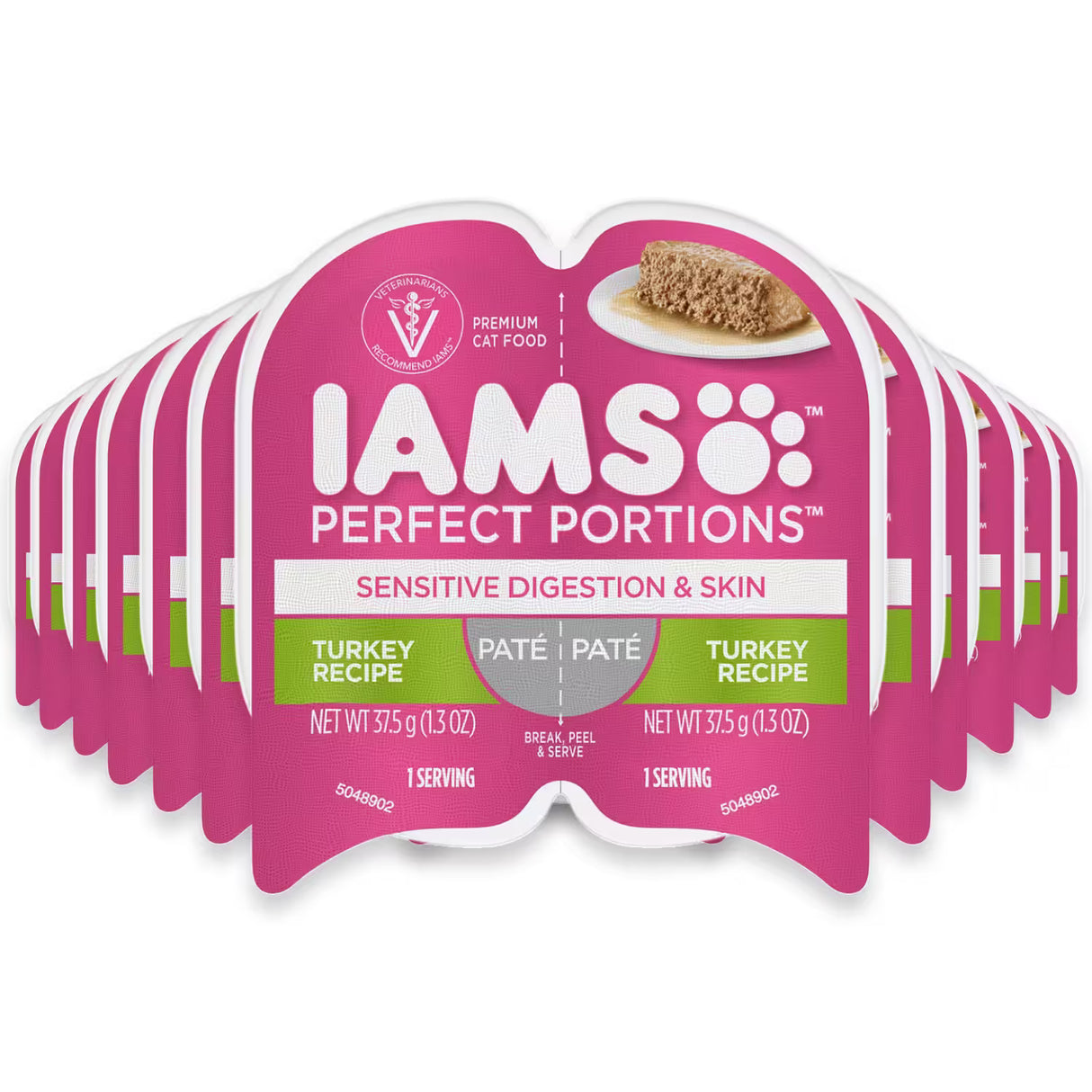 Iams Sensitive Stomach & Skin Wet Cat Food – Turkey – 2.6 oz – 24 Pack