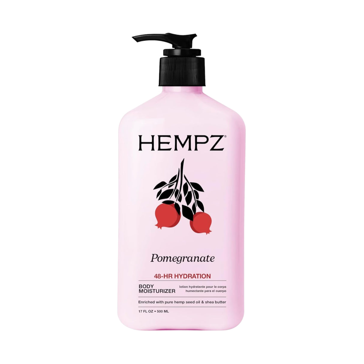 Hempz Pomegranate Herbal Body Moisturizer - 17oz - 12 Pack