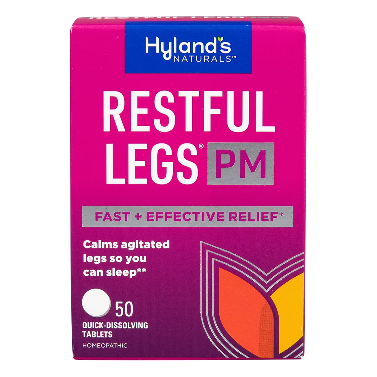Hyland’s Restful Legs PM Tablets – 50 Count – 24 Pack