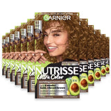 Garnier Nutrisse Ultra Color Permanent Hair Color Kit, B3 Golden Brown - 12 Pack