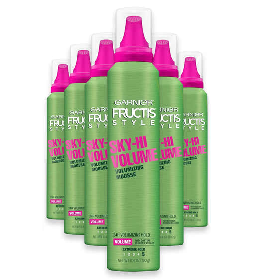 Garnier Fructis Sky-Hi Volume Mousse - 6.4 oz - 6 Pack | Garnier - New Arrivals