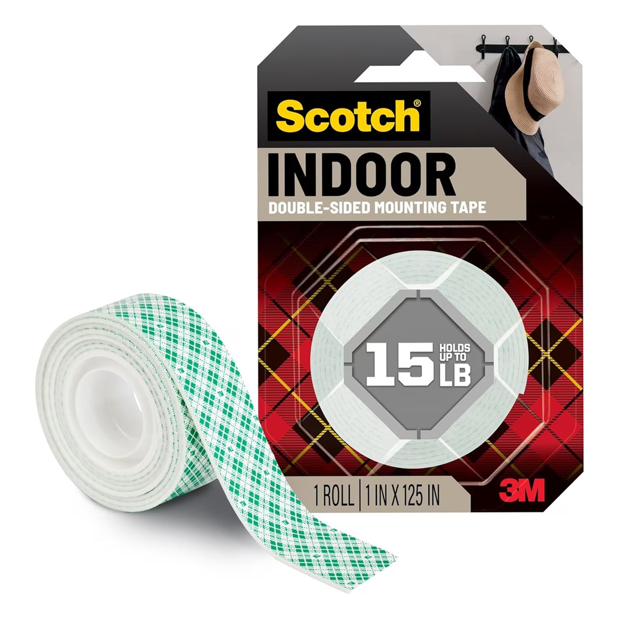 Scotch-Mount Heavy Duty Mounting Tape Indoor Outdoor - 6 Pack