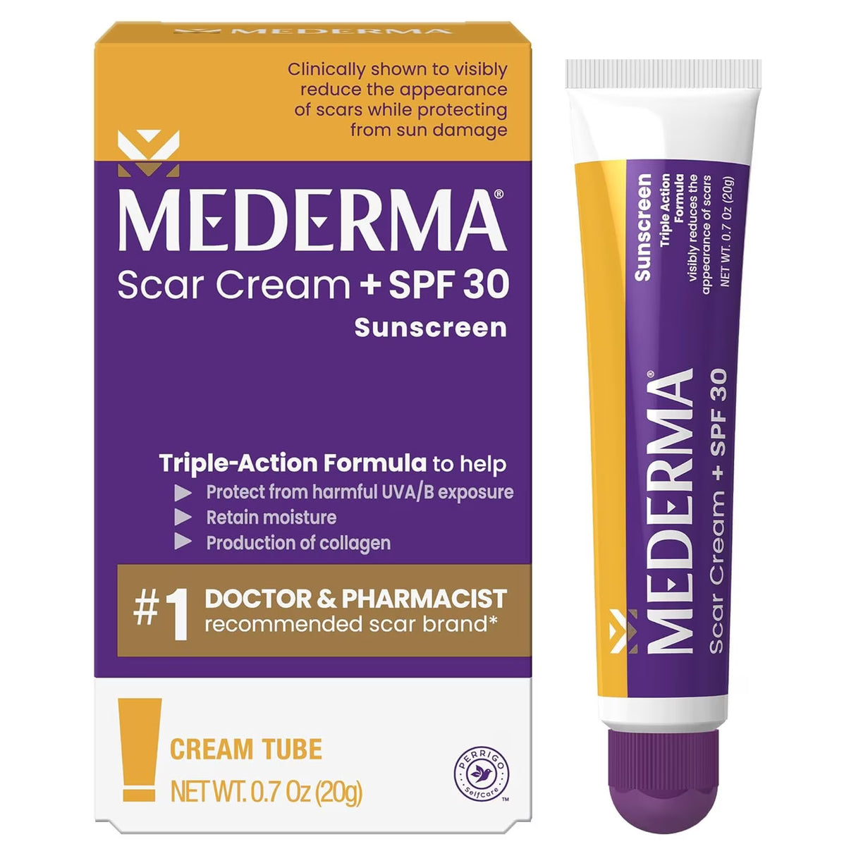 Mederma Scar Cream with SPF 30 – 0.7 oz – 24 Pack
