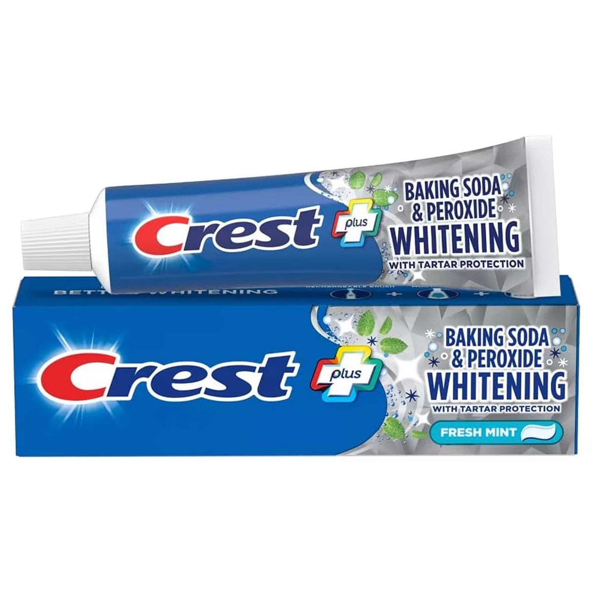 Crest Baking Soda & Peroxide Whitening Mint Toothpaste 5.7 oz - 12 Pack
