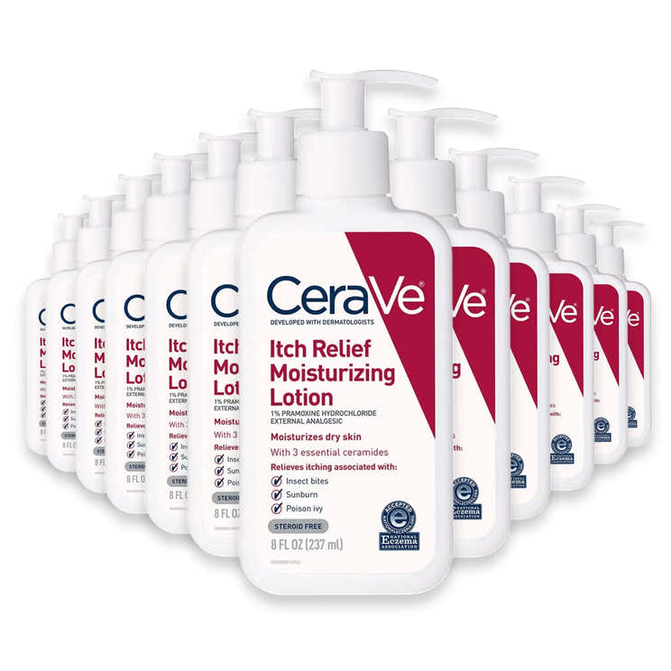 CeraVe Itch Relief Moisturizing Lotion 8 oz - 12 Pack | CeraVe - Pre Order