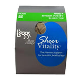 L'eggs - Sheer Energy Medium Support Compression Tights, Nude, Size B - 60 Pack