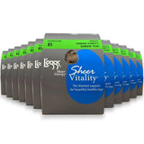 L'eggs - Sheer Energy Medium Support Compression Tights, Suntan, Size B - 60 Pack