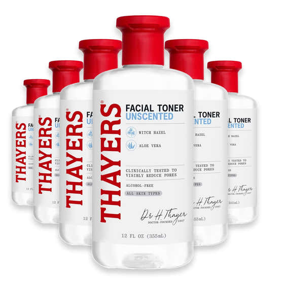 Thayers Unscented Facial Toner Alcohol-Free, 12oz - 6 Pack | Thayers - Personal Care