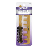 Conair Teasing & Shaping Brush and Comb 2 Set, Nylon Bristles – 24 Pack