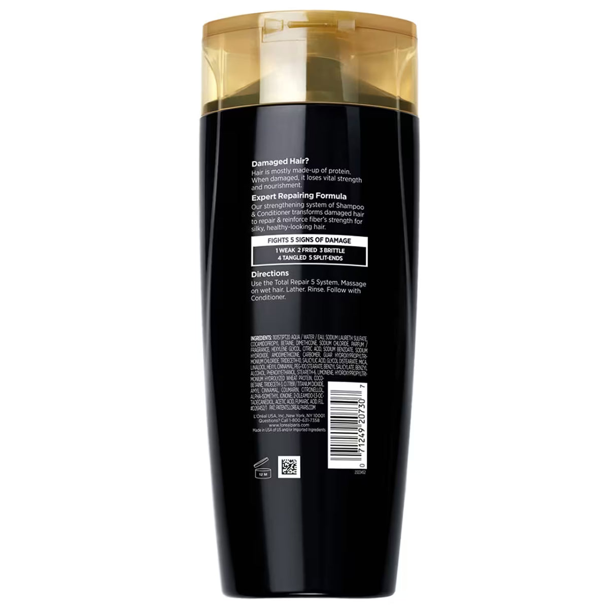 L'Oreal Elvive Shampoo Total Repair 5 – 12.6 fl oz – 6 Pack - 50 cases pallet