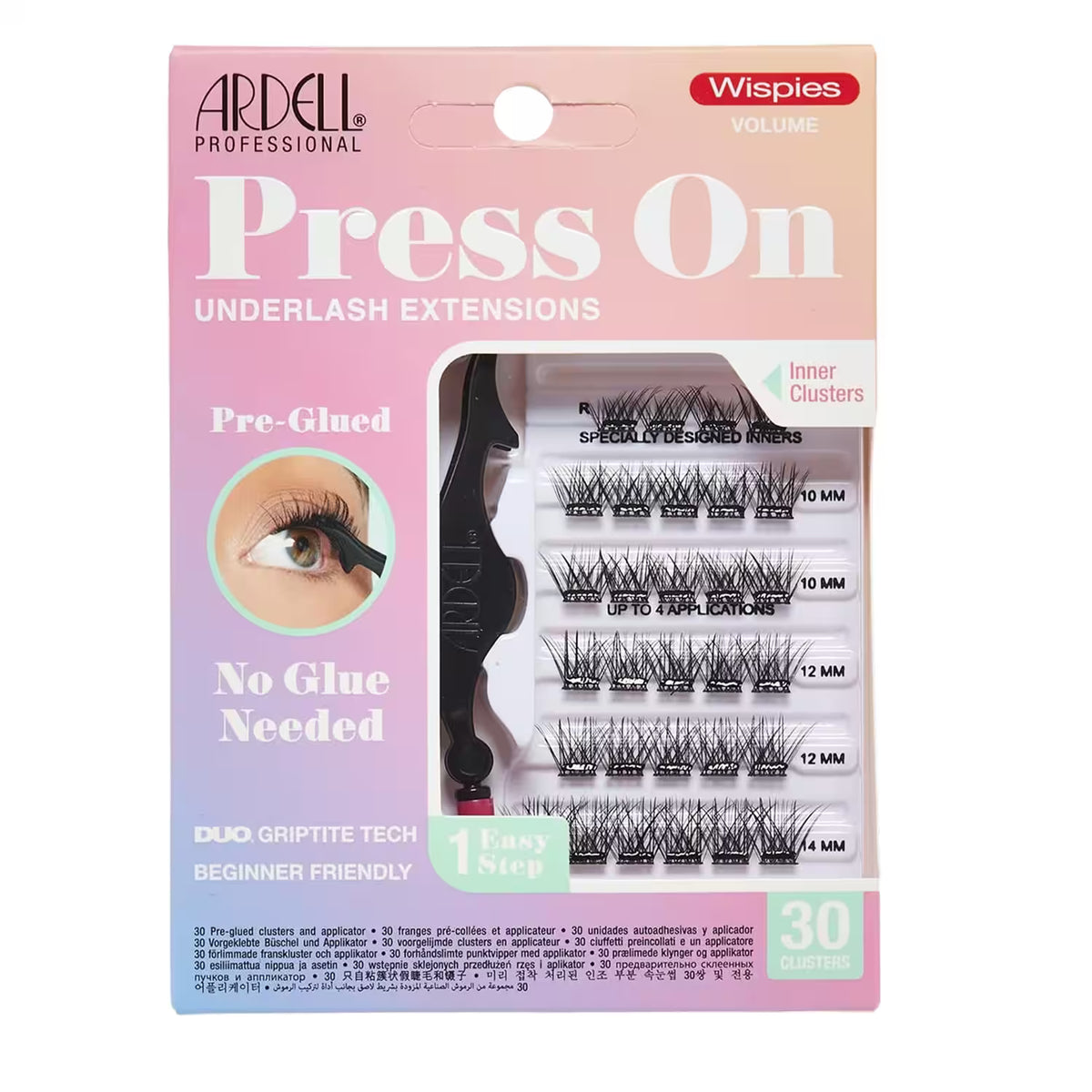 Ardell Press On Mini Wisp Volume Lash Kit - 36 Pack