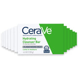 CeraVe Hydrating Cleansing Bar for Normal to Dry Skin, 4.5 oz - 12 Pack