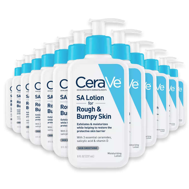 CeraVe SA Renewing Lotion for Rough &amp; Bumpy Skin 8 oz - 12 Pack | CeraVe - Pre Order