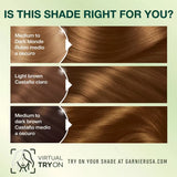 Garnier Nutrisse Hair Color, #63 Light Golden Brown - 12 Pack