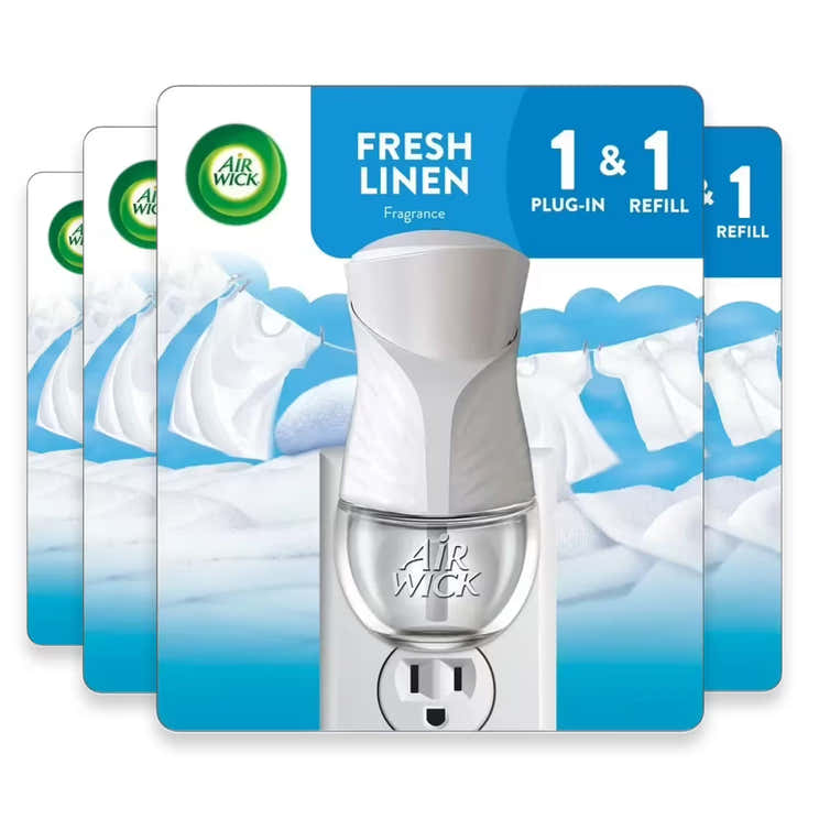 Air Wick Scented Oil Starter Kit Fresh Scent – 0.67 fl oz – 4 Pack | Air Wick - Pre Order