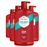 Old Spice High Endurance Pure Sport Body Wash Pump Bottle - 33.4 oz - 4 Pack