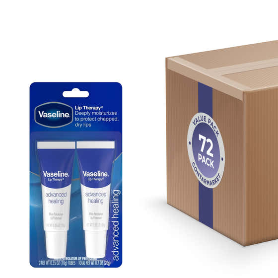 Vaseline Lip Therapy Tube Regular 0.35oz, 2ct - 72 Pack | Vaseline - Vaseline