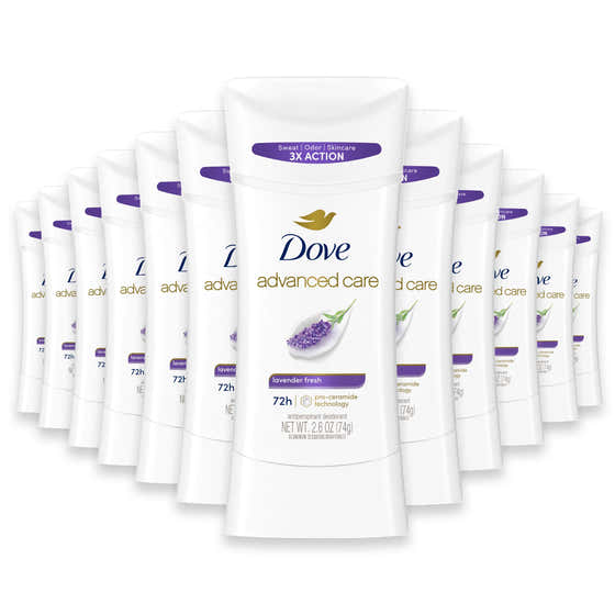 Dove Advanced Care Lavender Fresh Deodorant Stick - 2.6oz - 12 Pack | Dove - Deodorants &amp; Antiperspirants