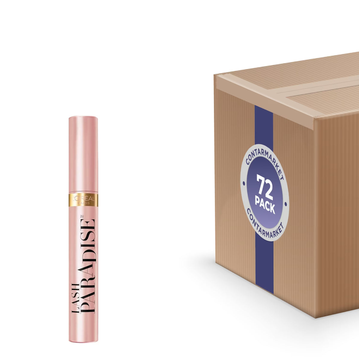 L'Oréal Paris Lash Paradise Washable Black Mascara 0.28 oz - 72 Pack