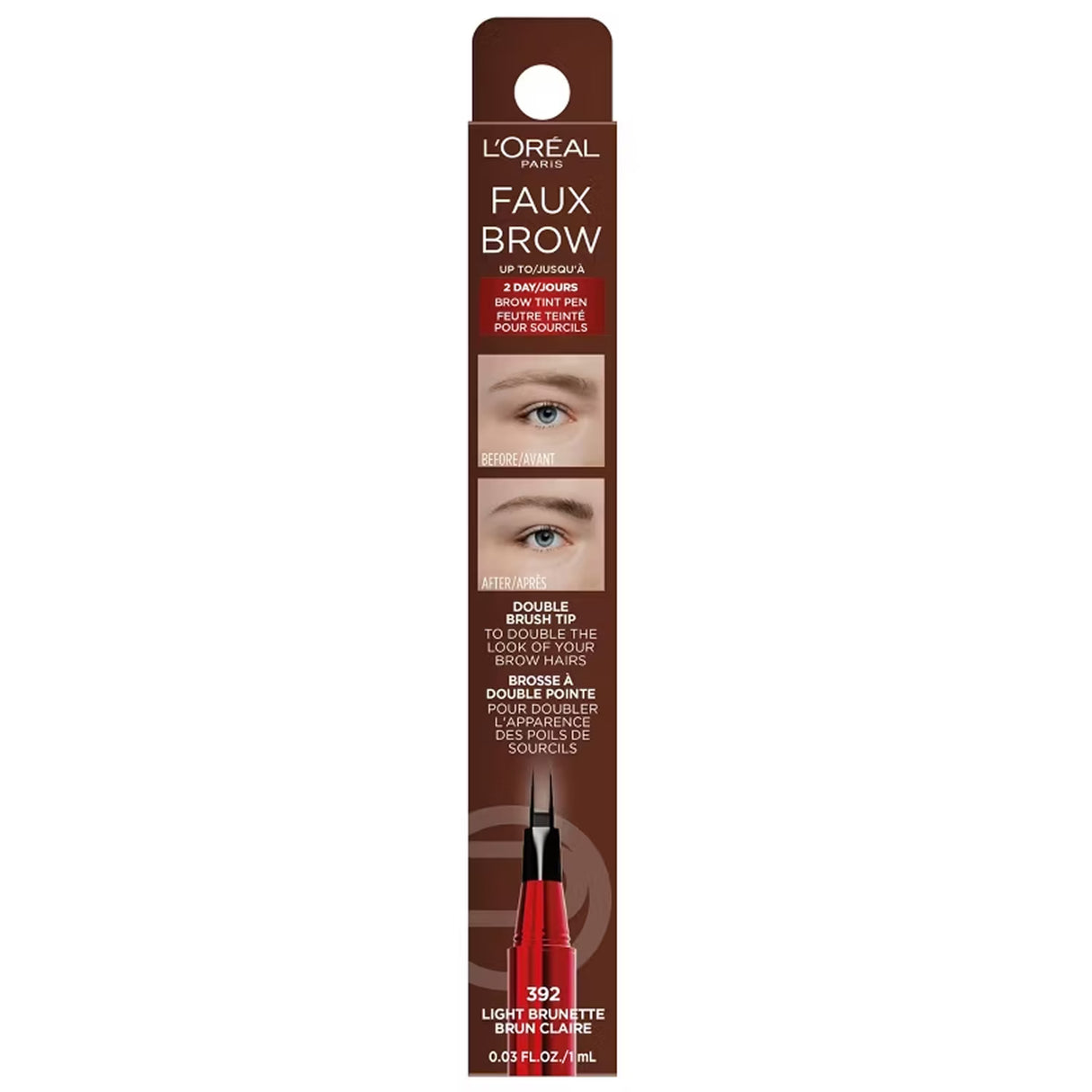L'Oréal Paris Infallible Faux Brow Light Brunette Eyebrow Pen - 72 Pack
