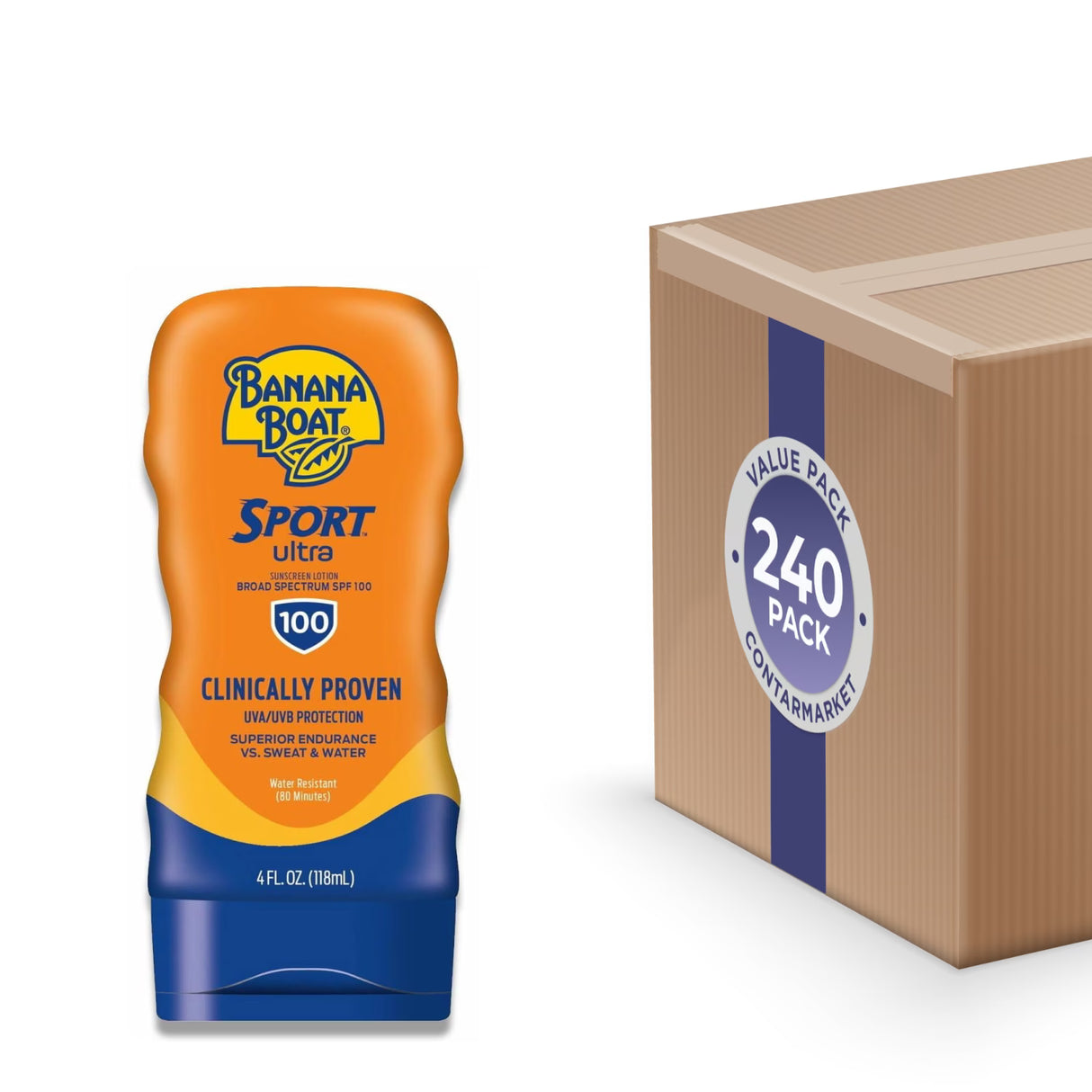 Banana Boat - Sport Performance Sunscreen Lotion SPF 100  4 oz - 240 Pack
