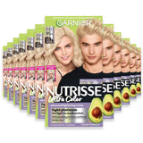 Garnier Nutrisse Ultra Color Permanent Hair Color Kit, #PL1 Ultimate Pure Platinum - 12 Pack