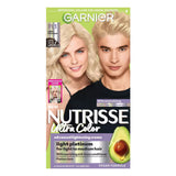 Garnier Nutrisse Ultra Color Permanent Hair Color Kit, #PL1 Ultimate Pure Platinum - 12 Pack