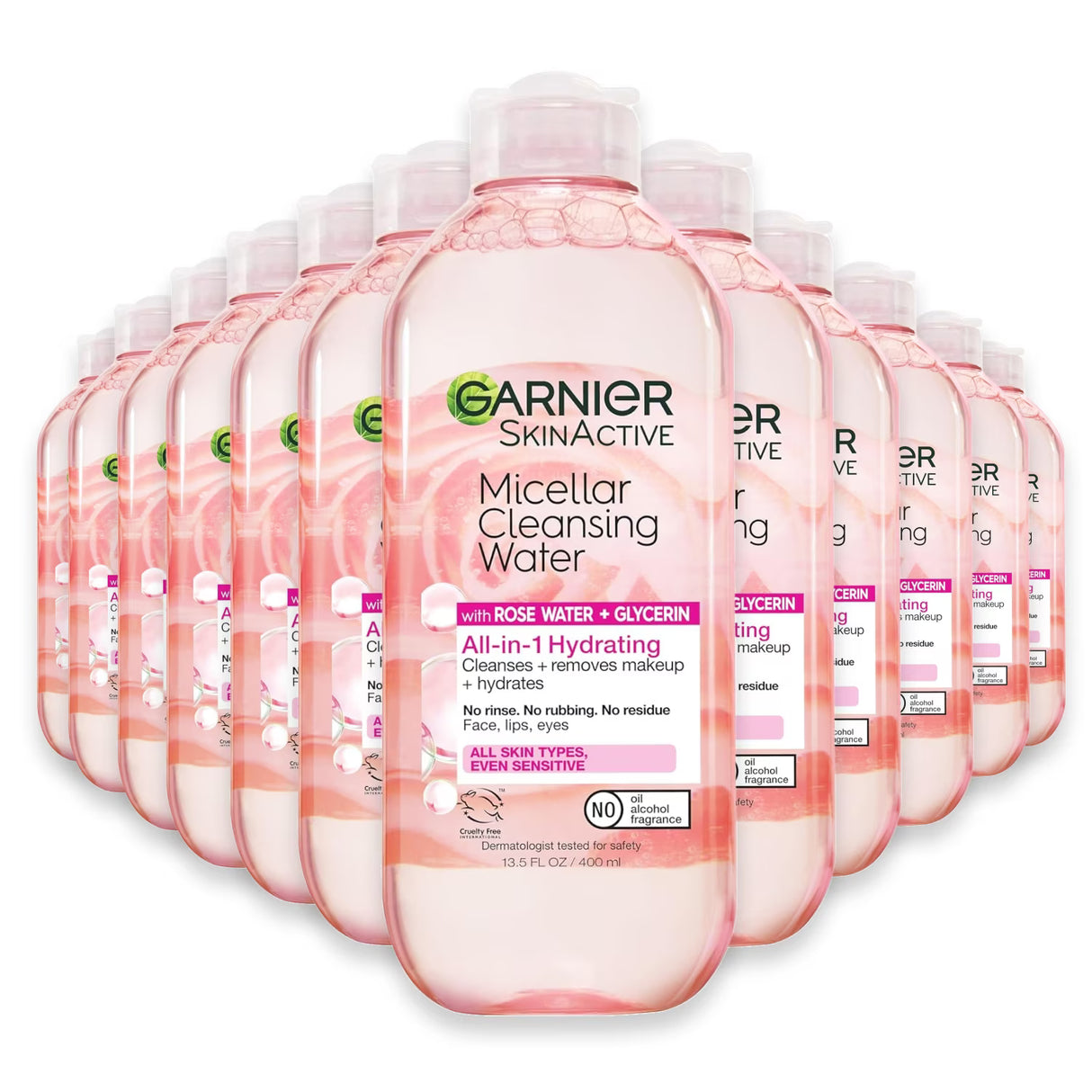 Garnier SkinActive Micellar Rose Water - 13.5 oz - 12 Pack