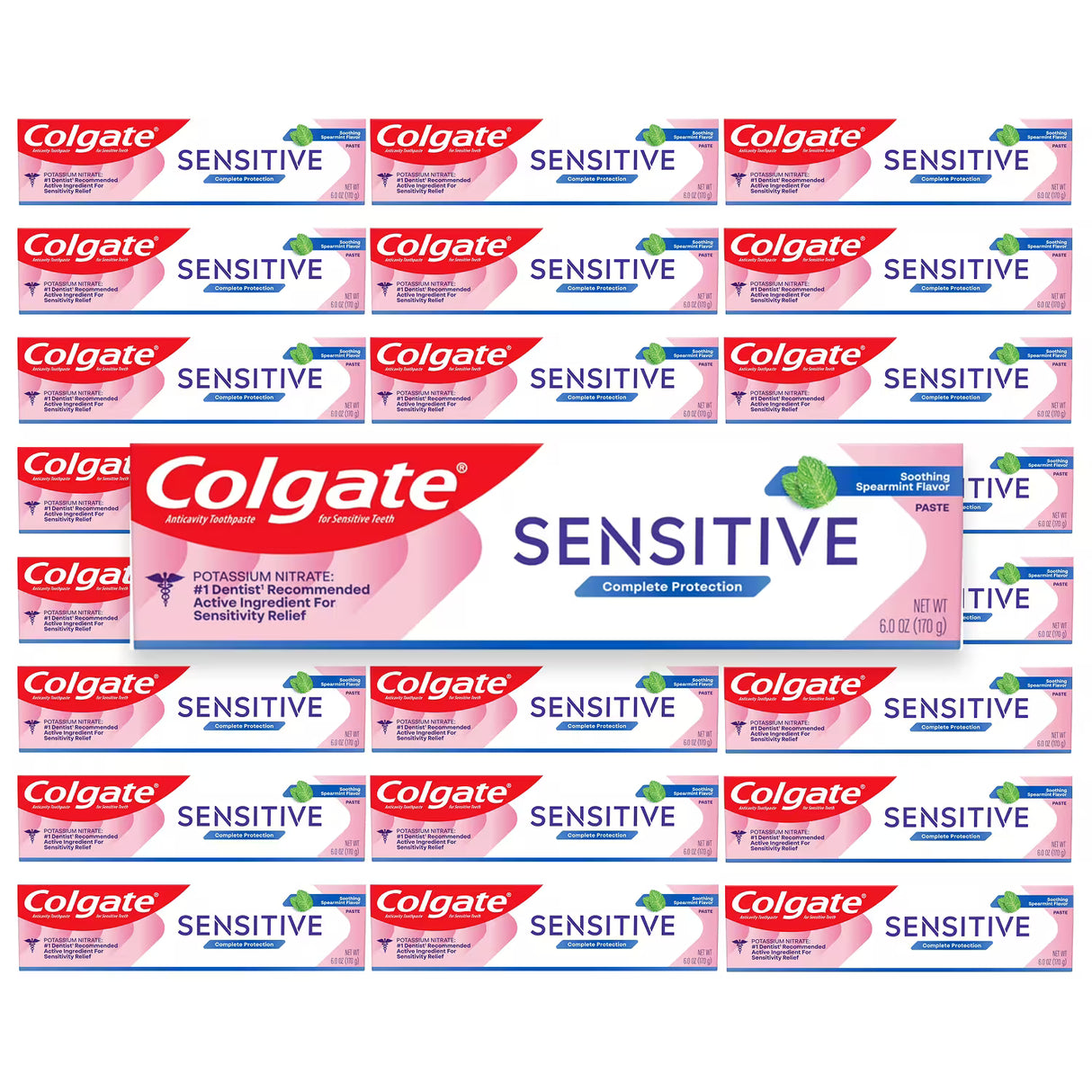 Colgate Sensitive Toothpaste, Complete Protection, Mint - 6 Oz - 24 pack