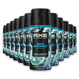 AXE Aqua Bergamot Premium Body Spray - 2.9oz - 12 Pack - travel size -