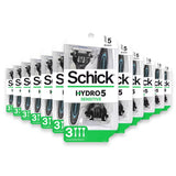Schick Hydro5 Sensitive Disposable Razors - 3 Ct - 12 Pack