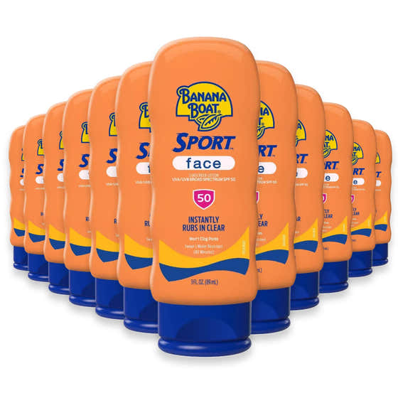 Banana Boat Sport Face Sunscreen Lotion, SPF50 - 3oz - 12 Pack | Banana Boat - Sunscreen Wholesale