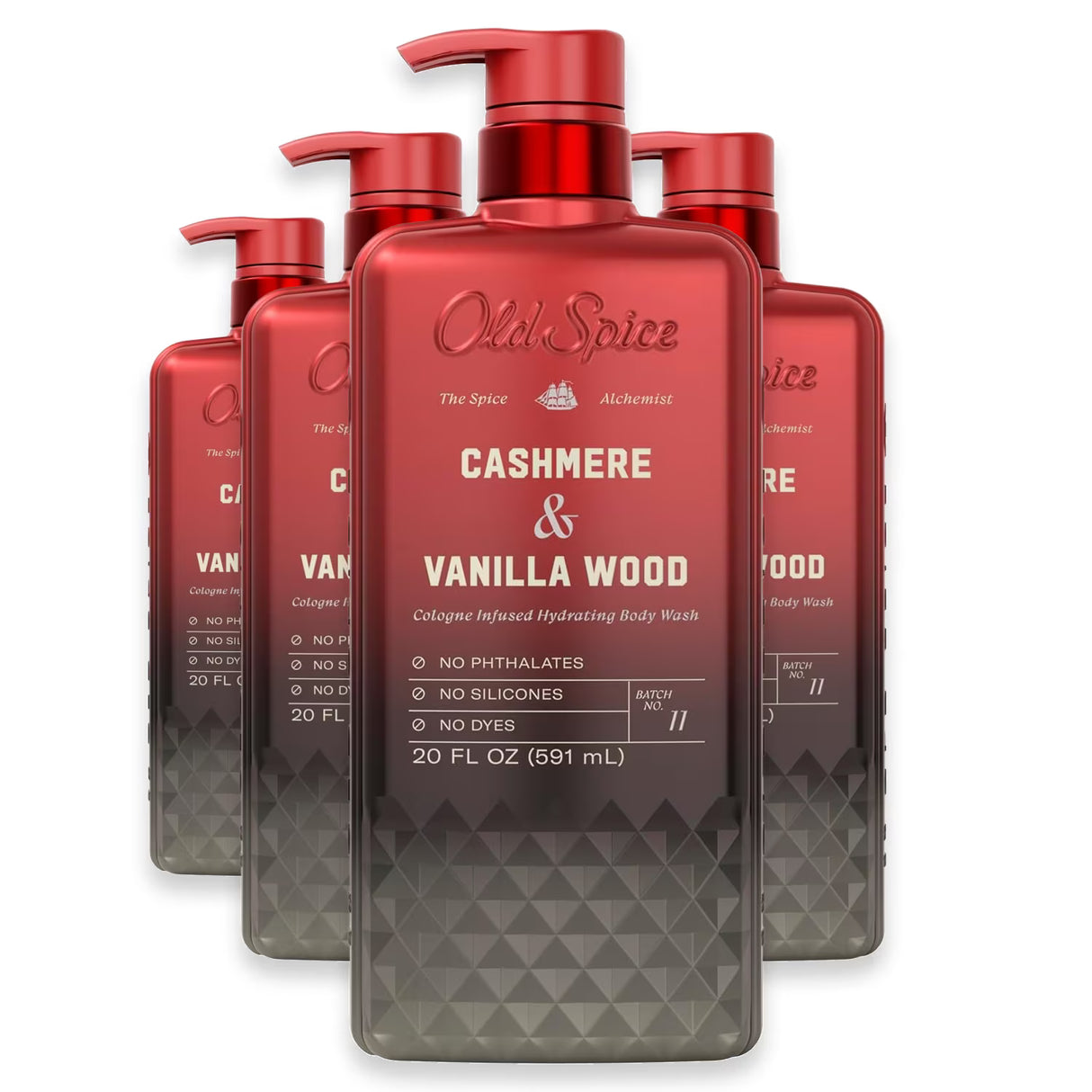Old Spice Cashmere Pumpkin Body Wash - 20 oz - 4 Pack