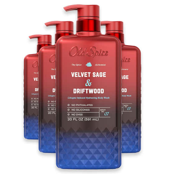 Old Spice Velvet Sage Body Wash - 20 oz - 4 Pack | Old Spice - Free Shipping 120