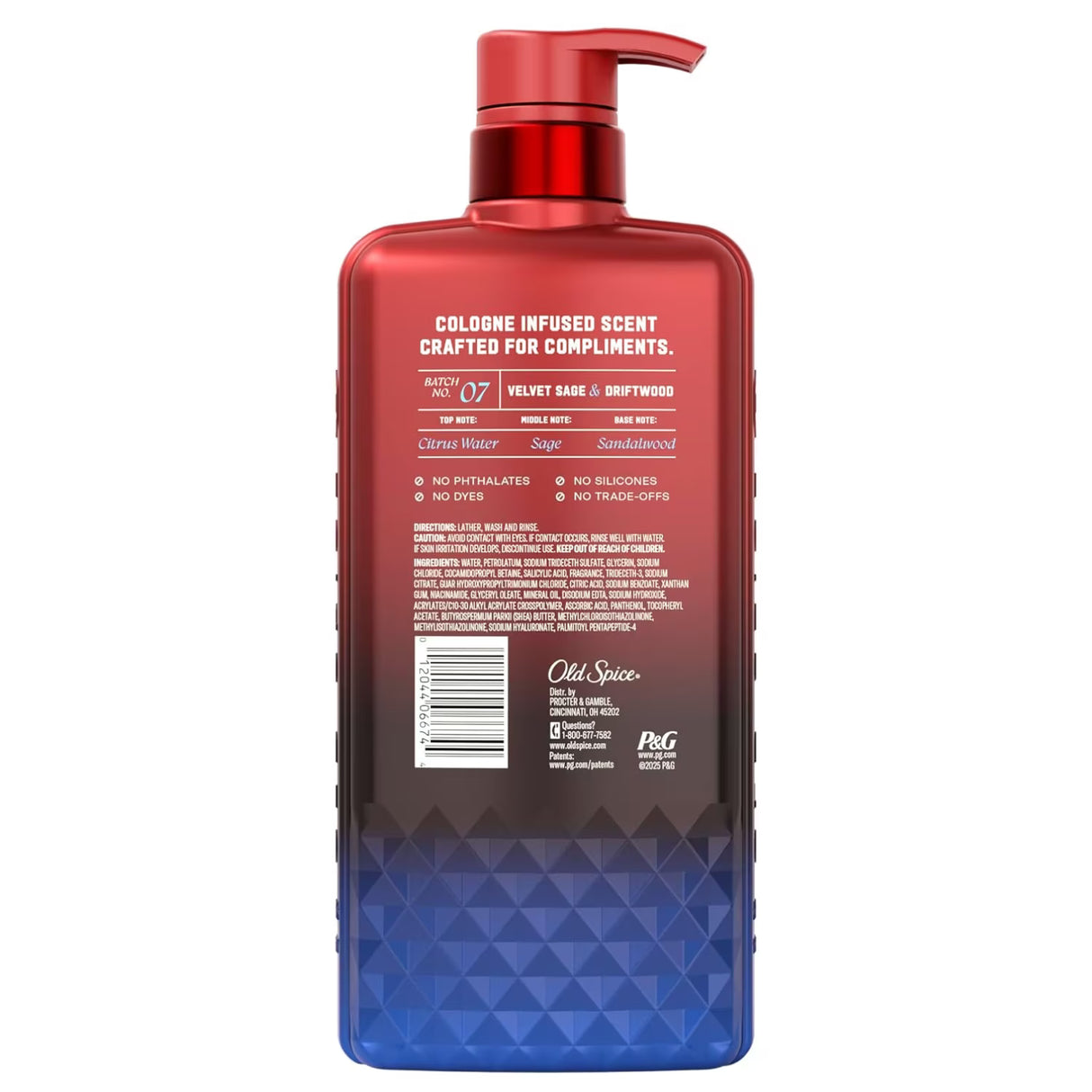 Old Spice Velvet Sage Body Wash - 20 oz - 4 Pack