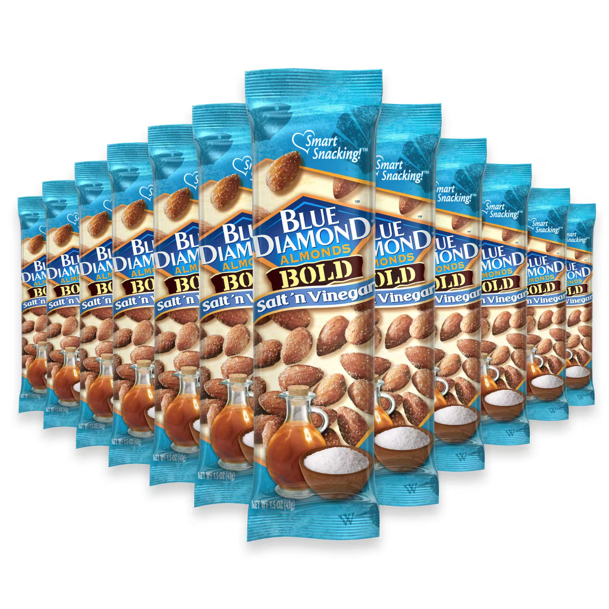 Blue Diamond Almonds Salt & Vinegar, 1.5 oz - 144 Pack