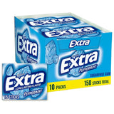 Wrigley's Extra Sugar Free Peppermint Gum – 15 Sticks – 120 Pack