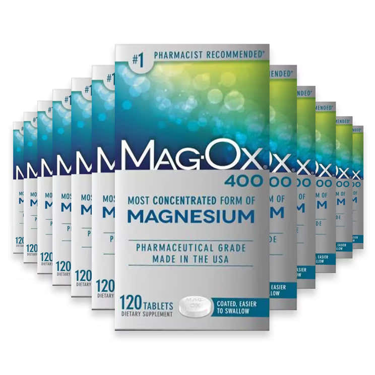 MagOx 400 Magnesium - 120 ct - 12 Pack | MagOx - Pre Order