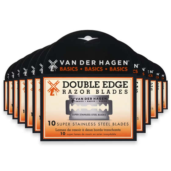 Van Der Hagen Double Edge Razor Blades - 24 Pack | Van der Hagen - Free Shipping 120